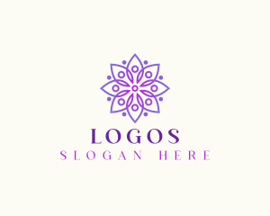 Beauty Mandala Flower Logo