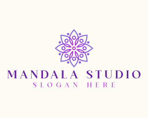 Mandala - Beauty Mandala Flower logo design