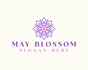 Beauty Mandala Flower logo design