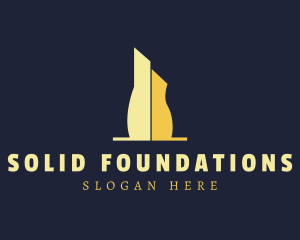 Gold Building Residence Logo