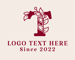 Aromatherapy - Beauty Salon Letter T logo design