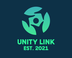 People Unity Foundation logo design