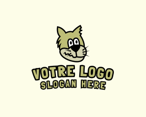 Wildcat - Stray Cat Pet logo design