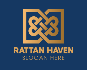 Rattan - Premium Textile Pattern logo design