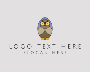 Avian - Nocturnal Owl Bird logo design