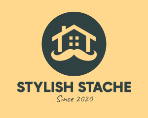 Moustache - Mr Male House logo design