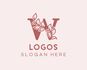 Vine Boutique Letter W Logo