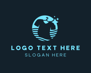 Cleaner - Wave Shirt Cleaning logo design