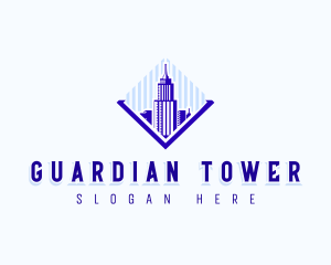 Architecture Structure Tower logo design