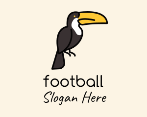 Perched Toucan Bird Logo