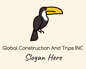 Amazon - Perched Toucan Bird logo design