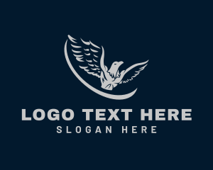 Powerlifting - Eagle Gym Bodybuilding logo design