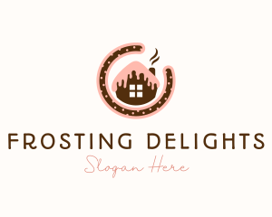 Frosting - Cake House Frosting Letter C logo design