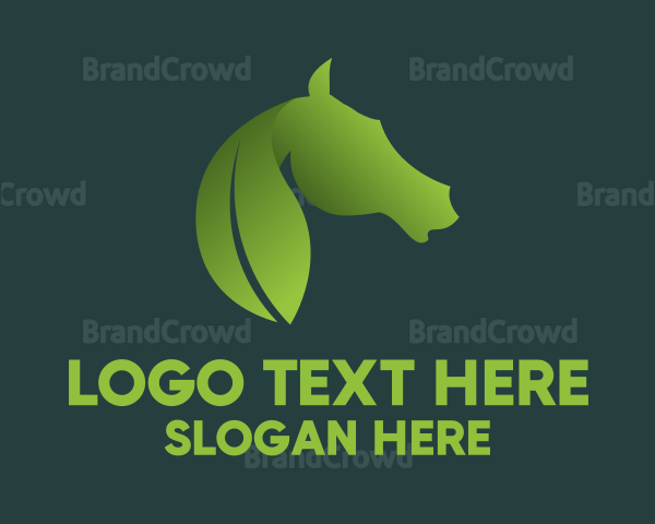 Leaf Horse Wildlife Logo