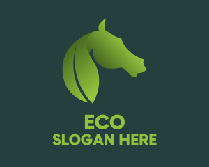 Cavalry - Leaf Horse Wildlife logo design