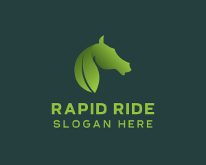 Leaf Horse Wildlife  logo design