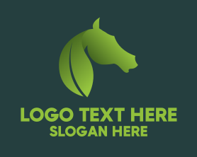 Leaf - Leaf & Horse logo design