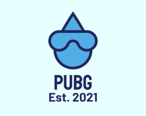 Water - Water Droplet Diving logo design