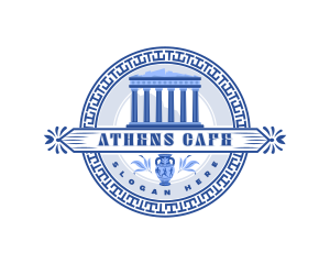 Athens - Greek Historical Landmark logo design