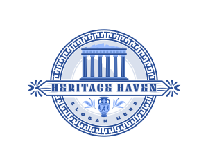 Historical - Greek Historical Landmark logo design