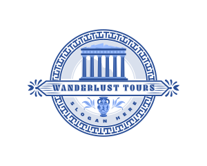 Greek Historical Landmark logo design