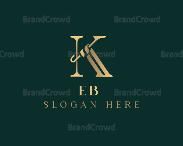 Golden Elegant Boutique Logo