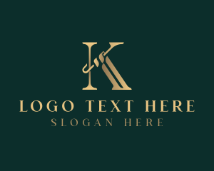 Brand - Golden Elegant Boutique logo design