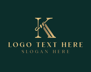 Golden Elegant Boutique Logo