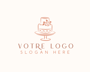 Sweet Cake Baker Logo