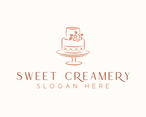 Sweet Cake Baker logo design