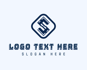 Modern - Technology Business Letter S logo design