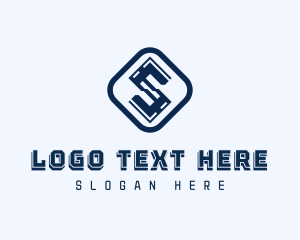 Geometry - Technology Business Letter S logo design
