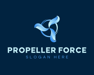 Propeller - Thermal Cooling Propeller logo design