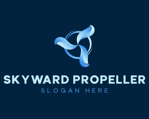 Propeller - Thermal Cooling Propeller logo design