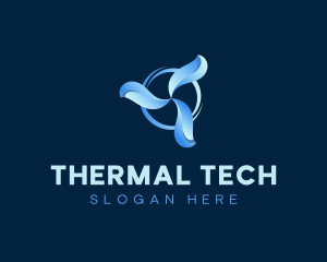 Thermal Cooling Propeller logo design