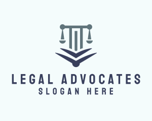 Justice Scale Law Firm  logo design