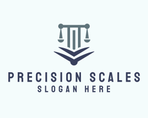 Justice Scale Law Firm  logo design