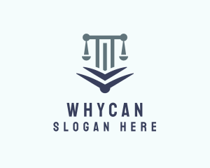 Legal Advice - Justice Scale Law Firm logo design