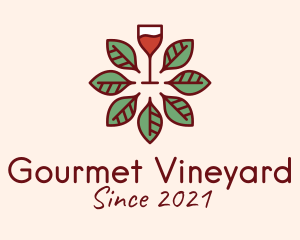 Vineyard Wine Bar logo design