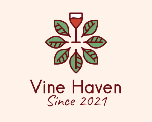 Vineyard Wine Bar logo design