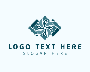 Home Depot - Ceramic Tile Flooring logo design