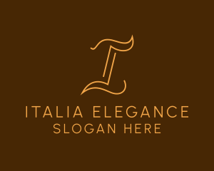 Elegant Boutique Letter I logo design