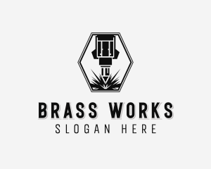 Laser Machinery Manufacturing logo design