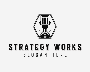 Laser Machinery Manufacturing logo design