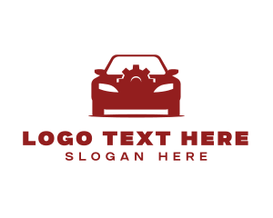 Automobile - Red Car Gear logo design