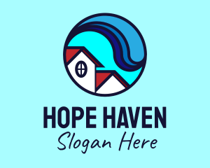 H2o - Wave House Plumbing logo design