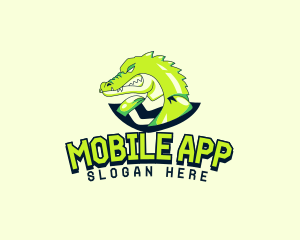 Angry Crocodile Avatar Logo