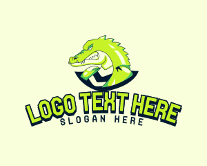 Angry Crocodile Avatar Logo