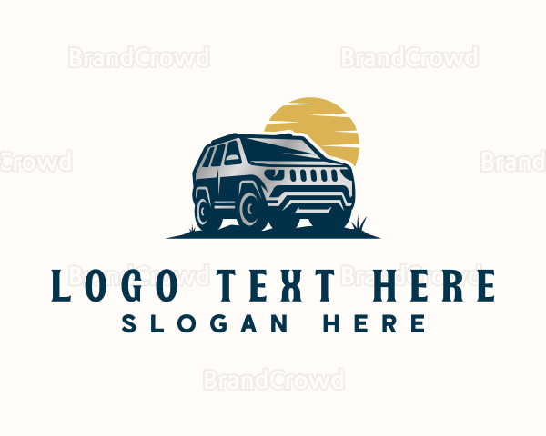 SUV Automotive Garage Logo