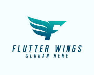 Flying Wing Aviation logo design